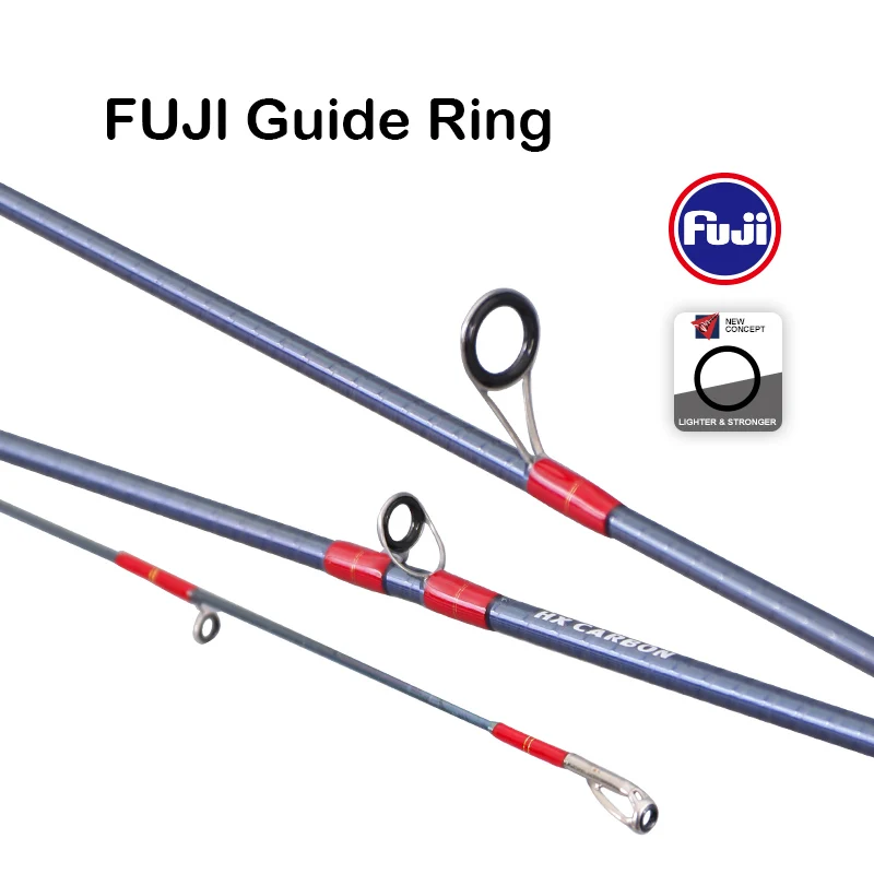 PURELURE BFS TROTA Baitcasting caña giratoria perca para trucha UL Power acción rápida 3 piezas 1,40-1,53 m 1-7g anillo guía FUJI - imagen 4
