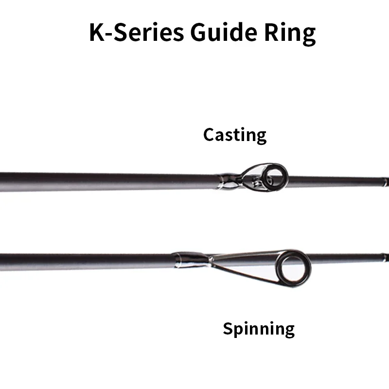 Mavllos-señuelo de caña giratoria de Punta sólida de asalto, línea de 0,5-8g, acción rápida, pargo de lubina de carbono ligero, caña de fundición - imagen 3