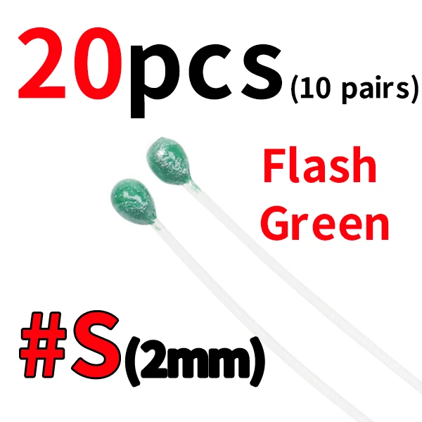 20pcs S Green