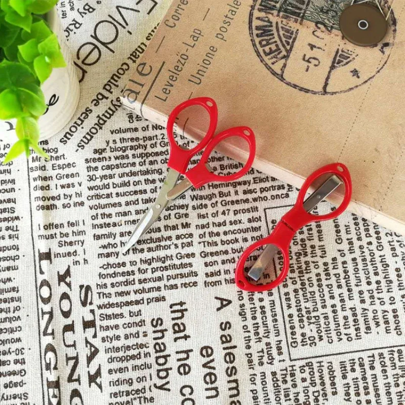 Tijeras plegables de pesca con hoja de acero inoxidable y aleación de zinc - imagen 5