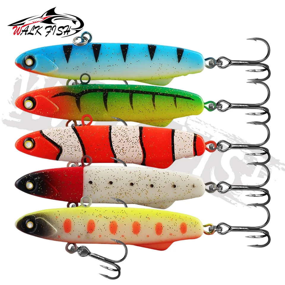 WALK FISH-señuelo de Pesca de plomo suave, cebo Flexible, 1 piezas, 70mm, 14g - imagen 5