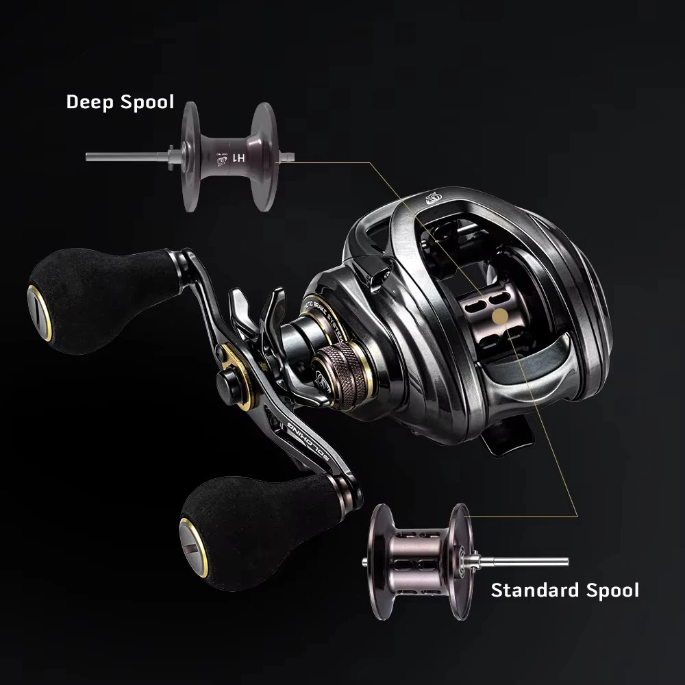 Carrete Baitcasting SOLOLKING HIAW200 – Suave y potente - imagen 4