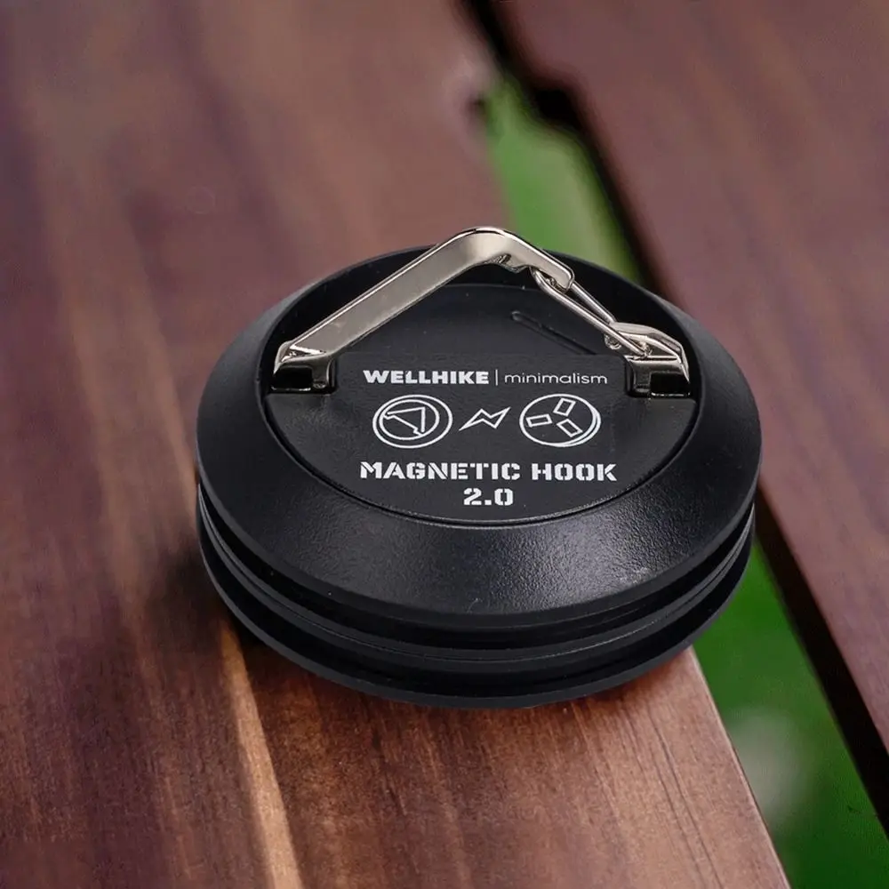 Colgador de lámpara magnético compacto, Clip de presión portátil multifuncional, hebilla colgante de alta calidad para acampar al aire libre - imagen 3