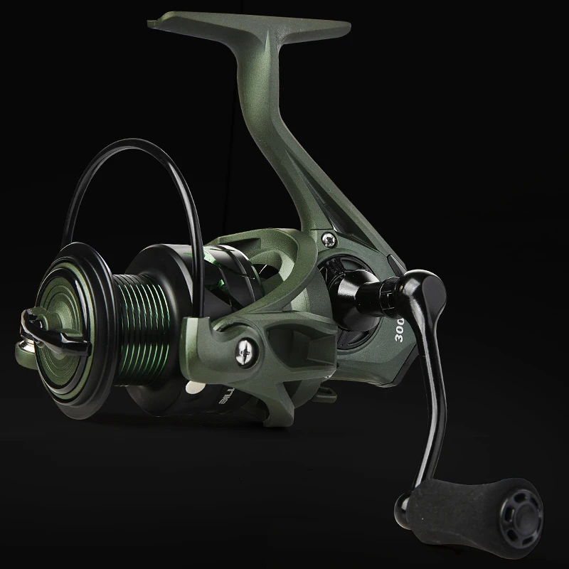 Carrete giratorio BILLINGS 2000-4000, carrete de pesca giratorio, carrete de Metal de arrastre máximo de 8KG con relación de engranaje 5,2: 1 para agua salada o dulce - imagen 2