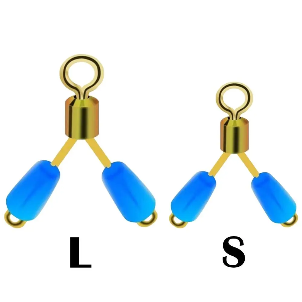 Sedal de pesca portátil, bifurcación espacial, ocho tipos, dispositivo de Contactor de anzuelos dobles, herramienta de atado giratorio, 5 piezas, nuevo - imagen 4