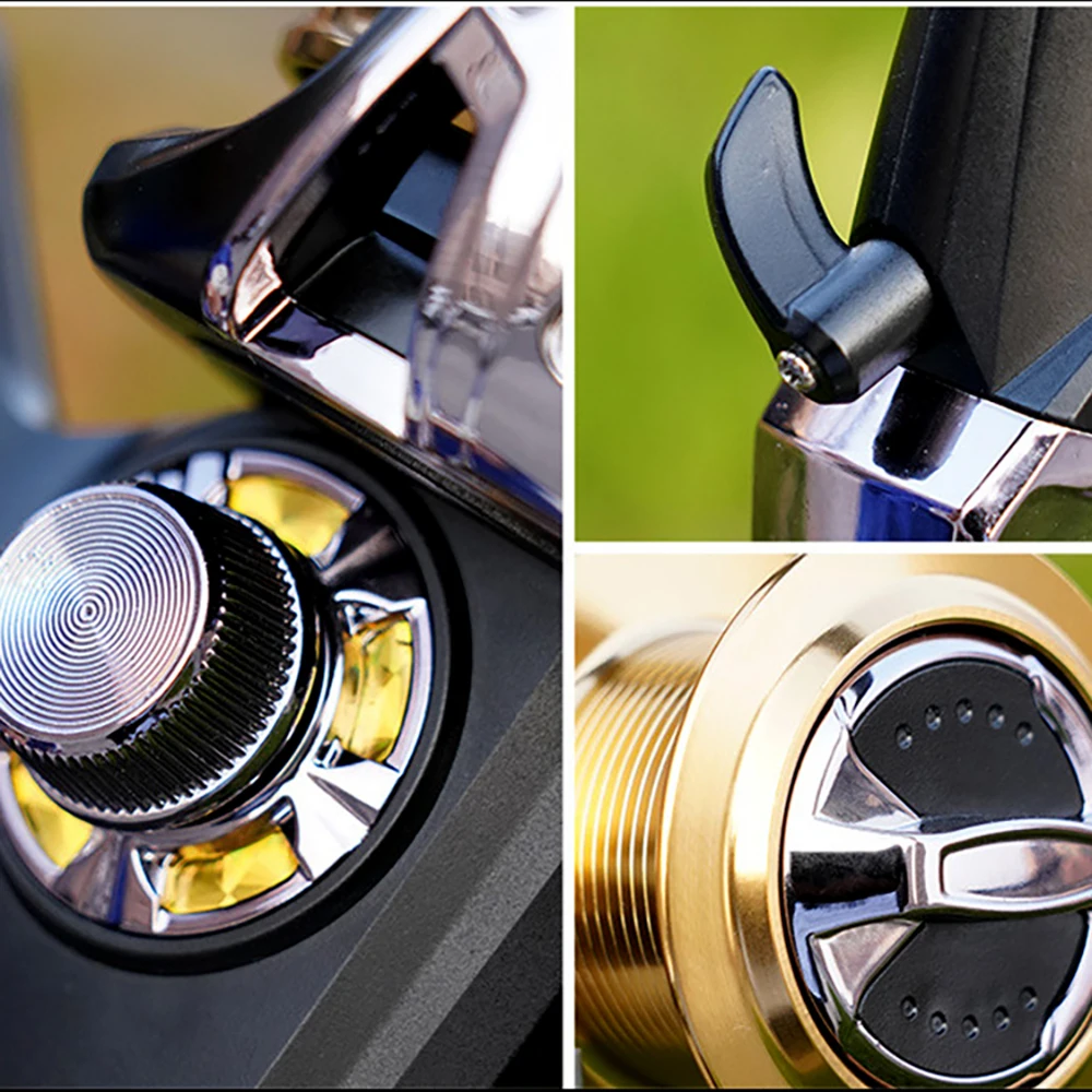 GHOTDA-bobina de pesca de agua salada para lubina, carrete giratorio de peso ligero, 4,9: 1, 15Kg, 8000, 9000, 10000 - imagen 4