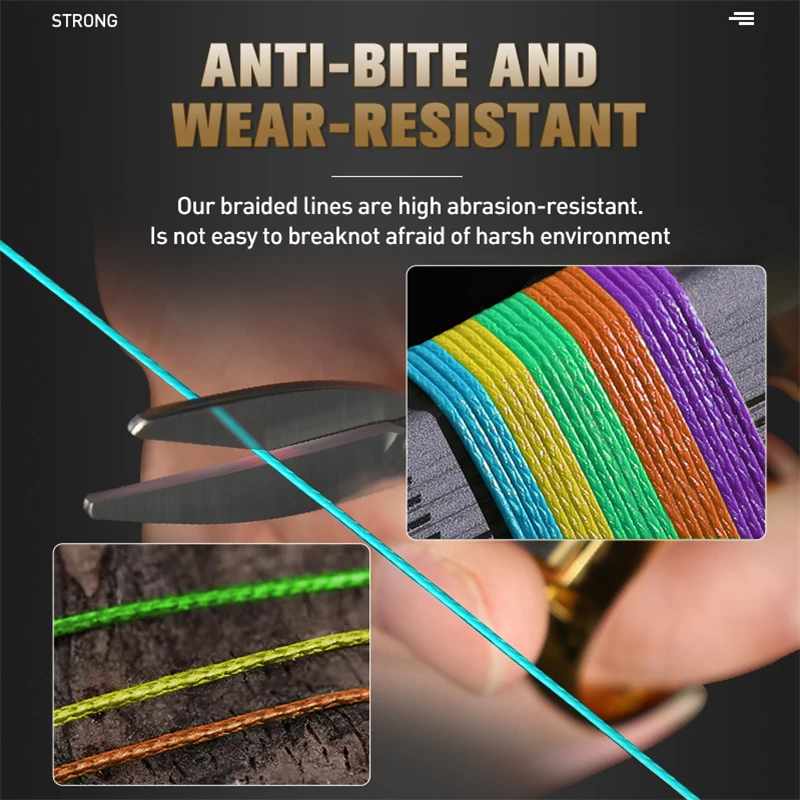 ZUKIBO ULTRA LIGHT Japan Quality Material 8 Strands Colorfast Braided Fishing Line Super Strong Multifilament PE Line SeaWater - imagen 5