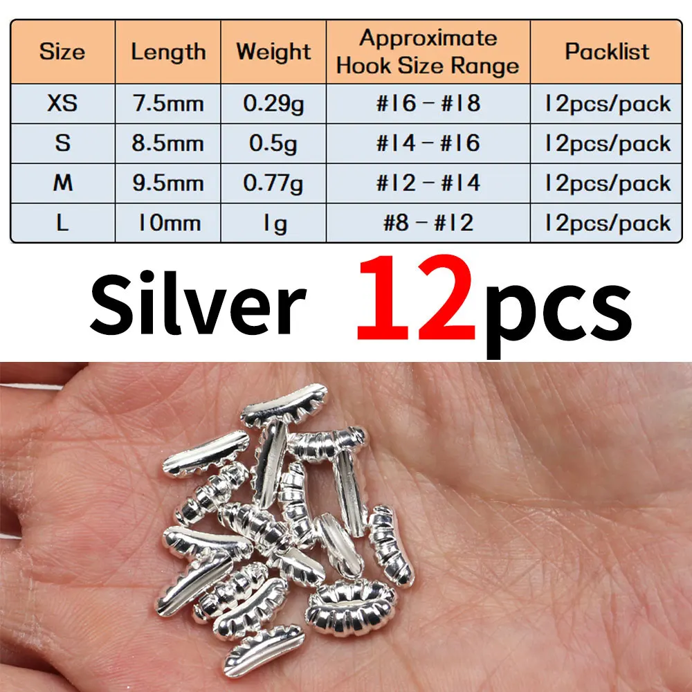12Pcs silver