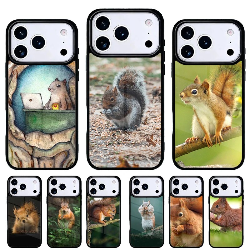 Funda iPhone diseño ardilla – Carcasa compatible 17 Air 16e