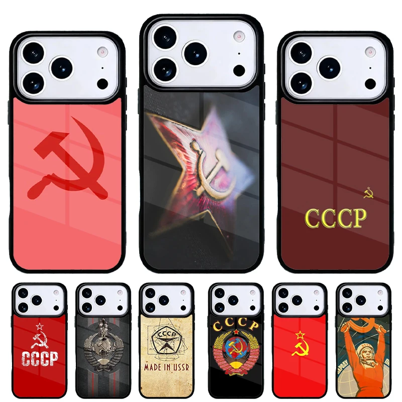 Funda Vintage URSS CCCP para iPhone – Carcasa Trasera