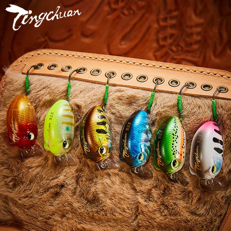 TINGCHUAN-SEÑUELOS duros de pesca de tamaño compacto, cebos duros de gran gravedad, 4,5/7/9g, 25/30/32mm - imagen 3