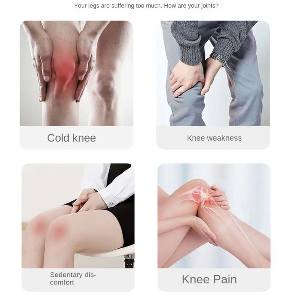 1 par de rodilleras de punto de algodón antideslizantes, rodillera a prueba de frío, calentadores de piernas que mantienen el calor, calentadores de piernas para correr en primavera - imagen 4