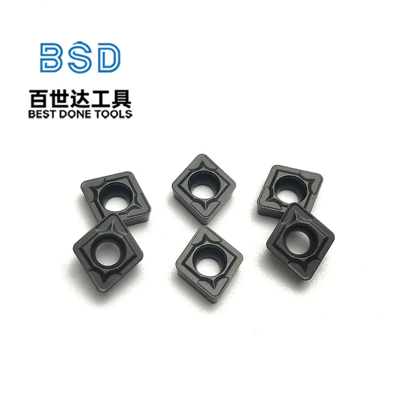 Herramientas de torneado de carburo de corte Original CCMT para tornoCCMT060208-SL OP1215 OKE máquina de insertos de corte CNC compatible con OEM - imagen 2