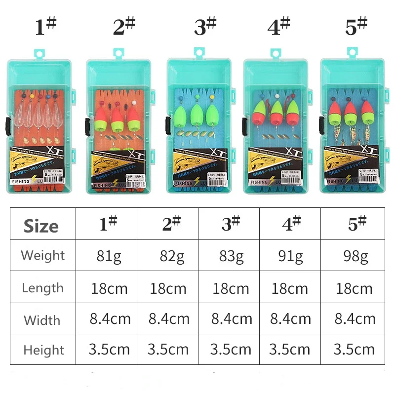 Señuelo de cebo atado con semilla de melón, conjunto de sedal de lentejuelas, escala de hueso de pescado, señuelos de feijero, combinación de cola, accesorios de equipo de pesca Luya - imagen 5