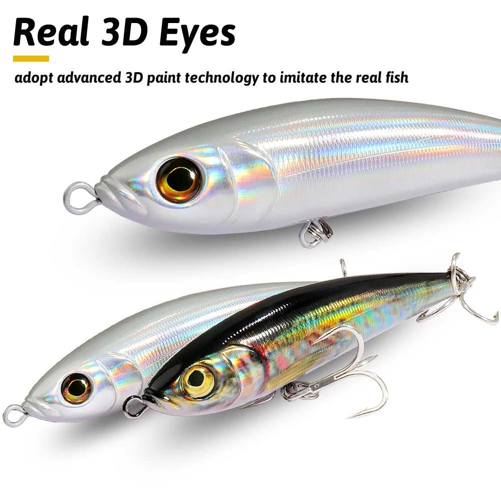 GOBAIT Señuelo lápiz de hundimiento – Jerkbait grande para atún - imagen 5