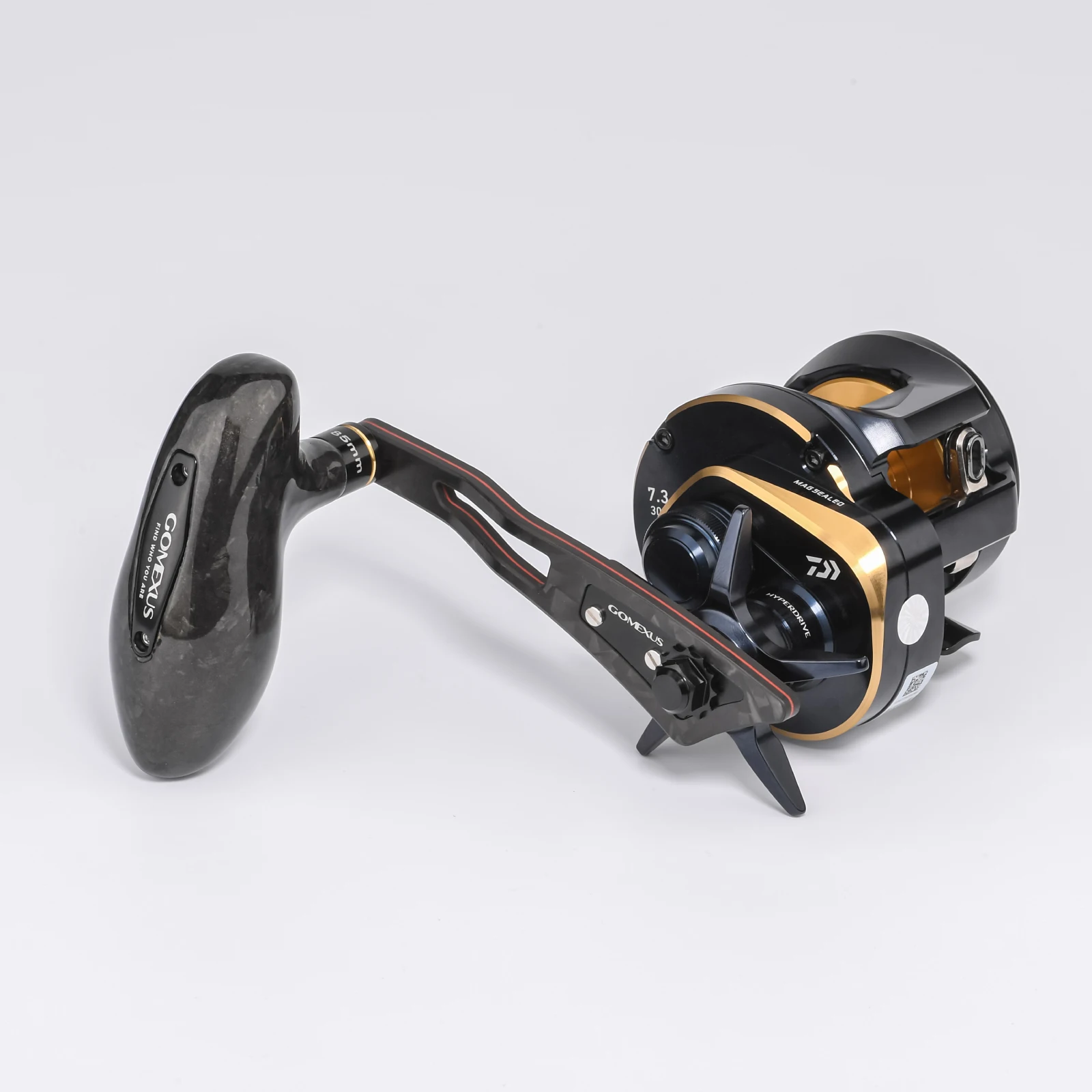 Barra en T de carbono Gomexus para Shimano Ocea Conquest Jigger 1501H Saragosa SW Talica 20 25 Daiwa Saltiga Saltist agua salada 85mm - imagen 3