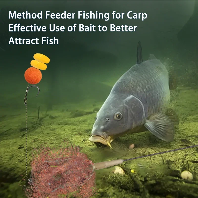 Montaje Hair Rig preatado para carpa — Method Feeder - imagen 3