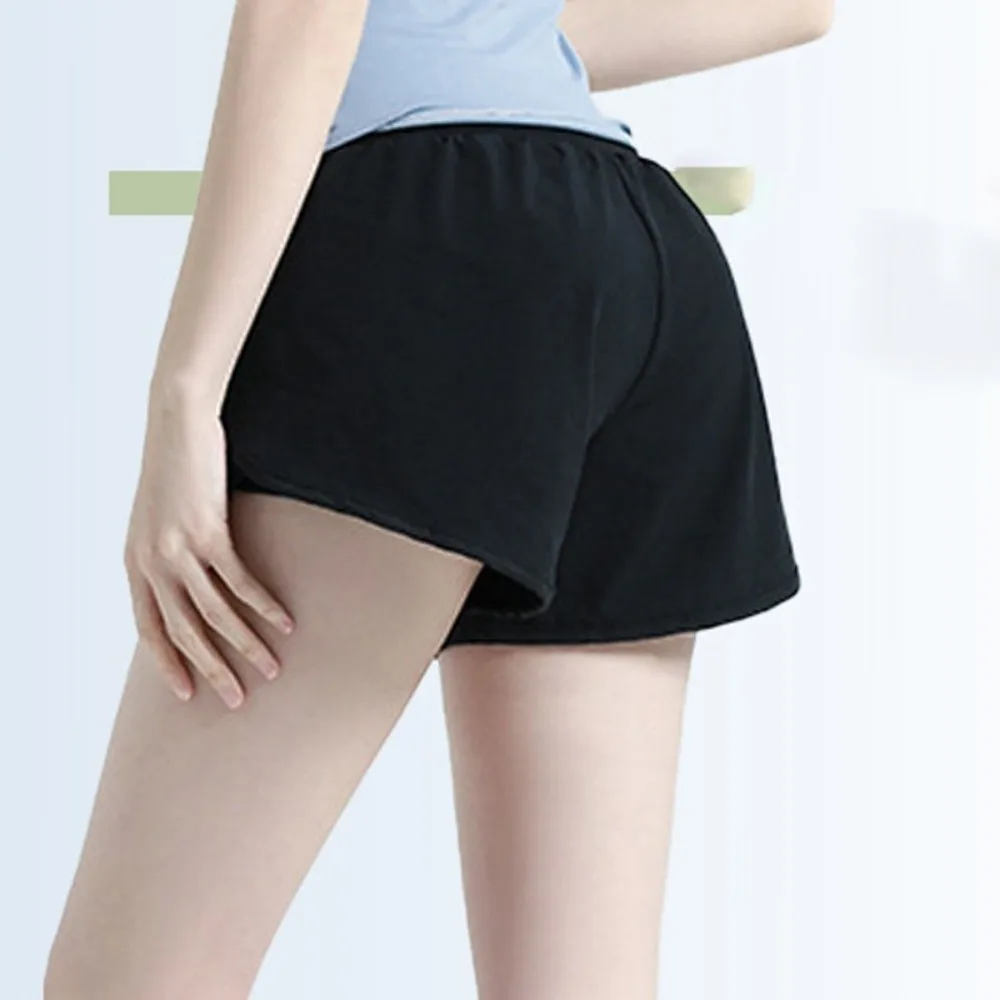 Shorts de Yoga 2 en 1 con Forro Antideslumbrante, Holgados, con Bolsillos Laterales, Shorts Deportivos de Secado Rápido y Transpirables para Mujer - imagen 2