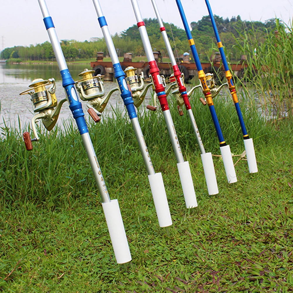 Nuevo Soporte para caña de pescar de acero inoxidable con manos libres, soporte para aparejos, soporte para caña desmontable, enchufe para suelo, herramientas para mar y río - imagen 5