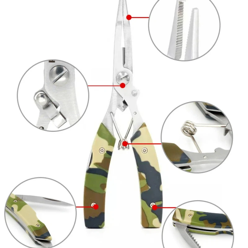 Alicates Mustad Acero Inoxidable para Pesca - imagen 3