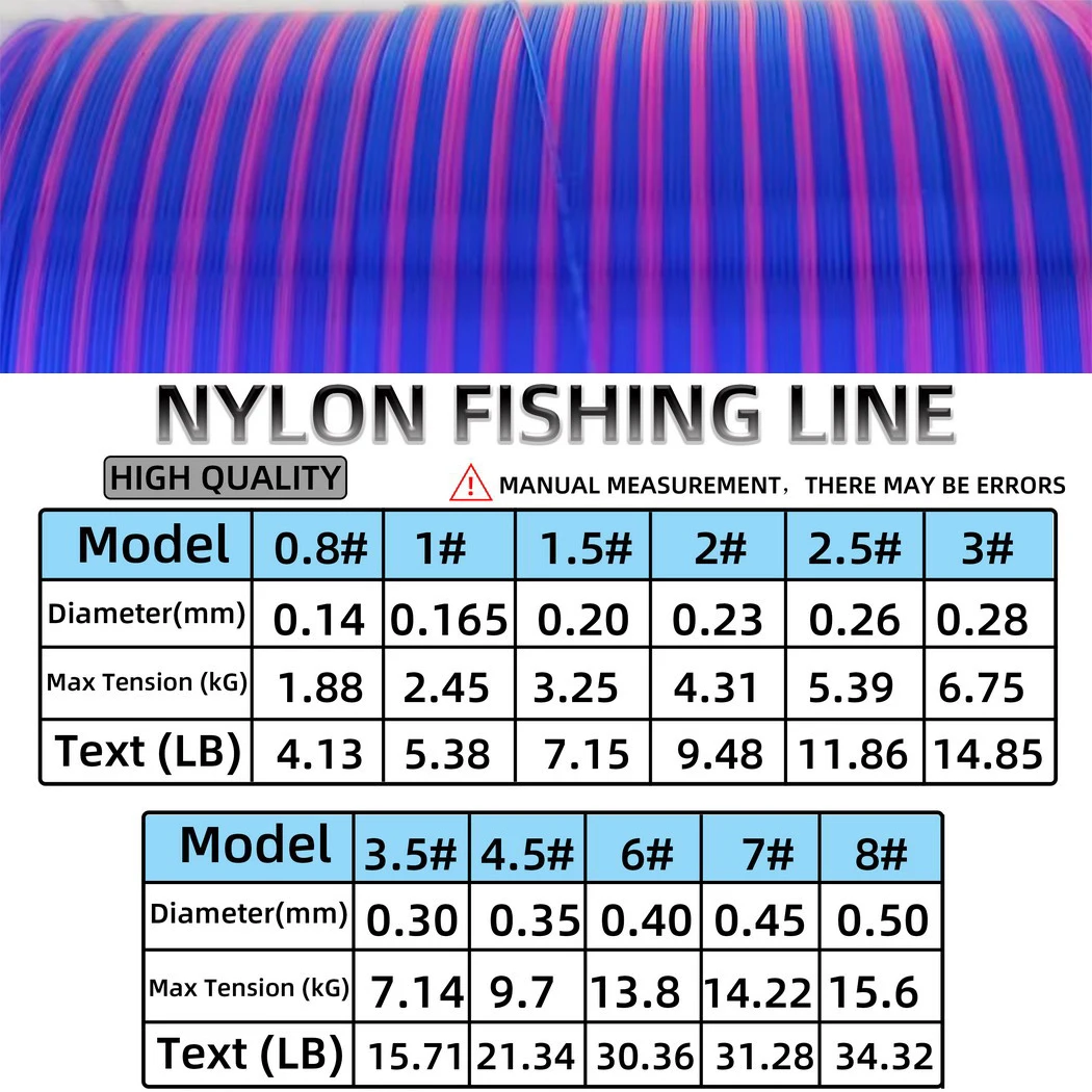 500M Nylon japonés monofilamento duradero roca mar/sedal de pesca de agua dulce diámetro 0,14mm a 0,4mm aparejos de pesca - imagen 3