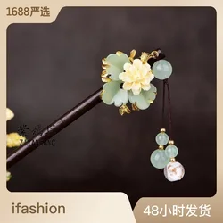 Horquilla nupcial con flores y perlas – Accesorio para novia