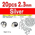 20pcs Silver 2o3mm