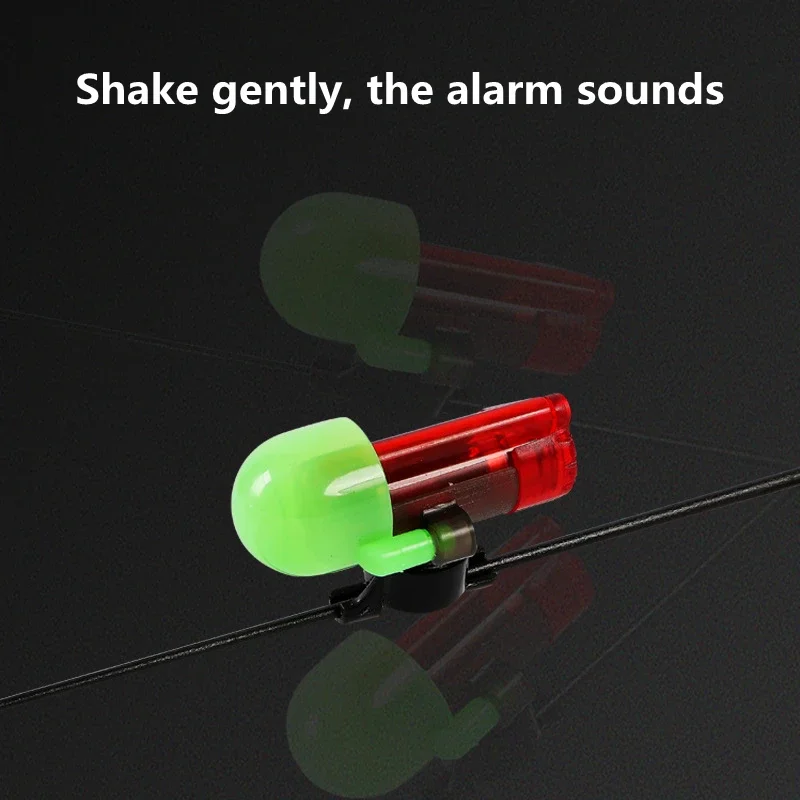 Juego de alarma y Swinger para morder pesca, Swingers de pesca resistentes al agua, indicador de picadura de pescado, Sensor de señal luminosa, accesorios de luz - imagen 3