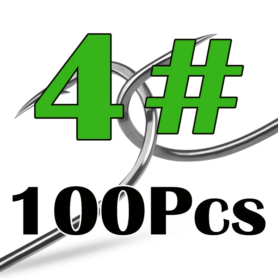 100Pcs Size 4