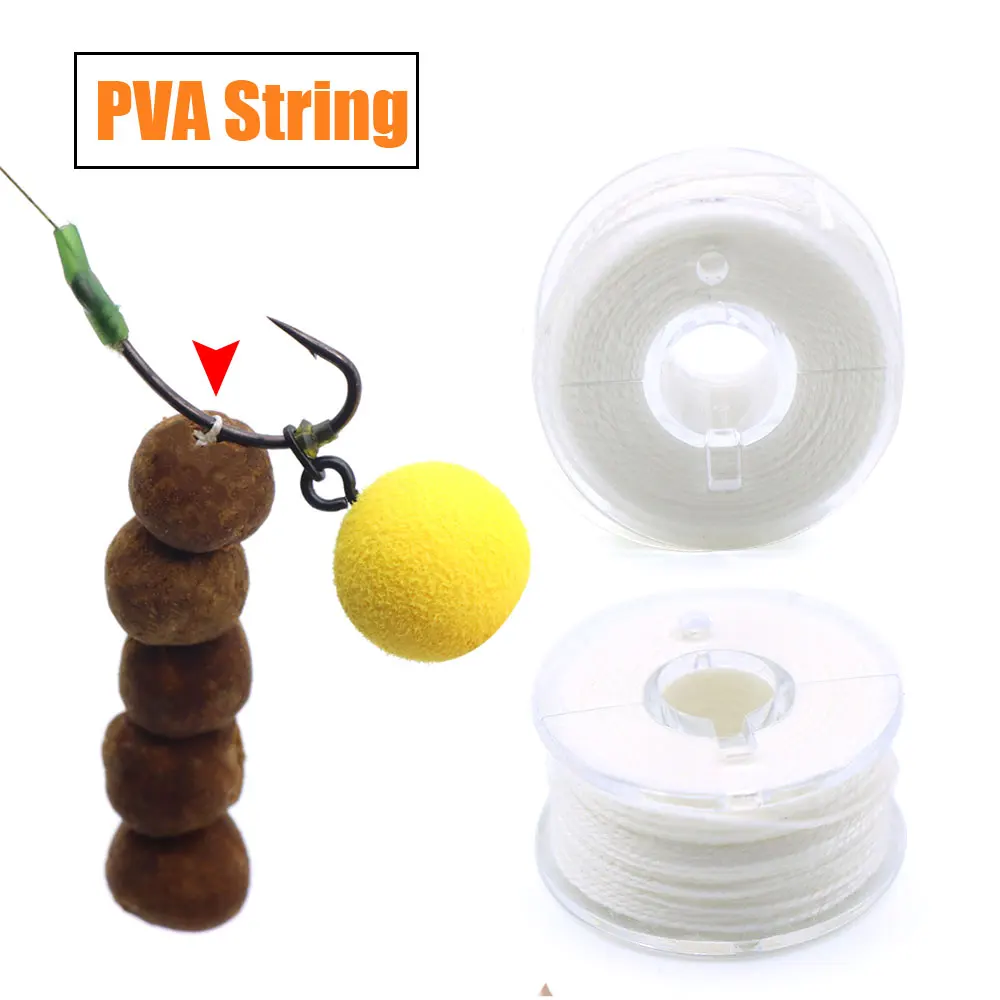 Línea de pesca de carpa de 20m, cuerda de PVA para disolver agua, alambre de malla PVA para aparejo de pesca, cebo, método Boilie, alimentador, señuelo, aparejos de pesca - imagen 3