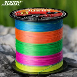 JOSBY Sedal de pesca trenzado - Linea PE para agua dulce y salada
