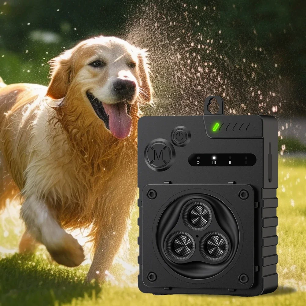 Dispositivo ultrasónico antiladridos para perros, dispositivo de Control de ladridos impermeable para perros, dispositivo de conducción de perros recargable por USB para exteriores e interiores - imagen 2
