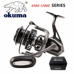 Okuma carrete spinning 6500 metálico – Ideal agua salada