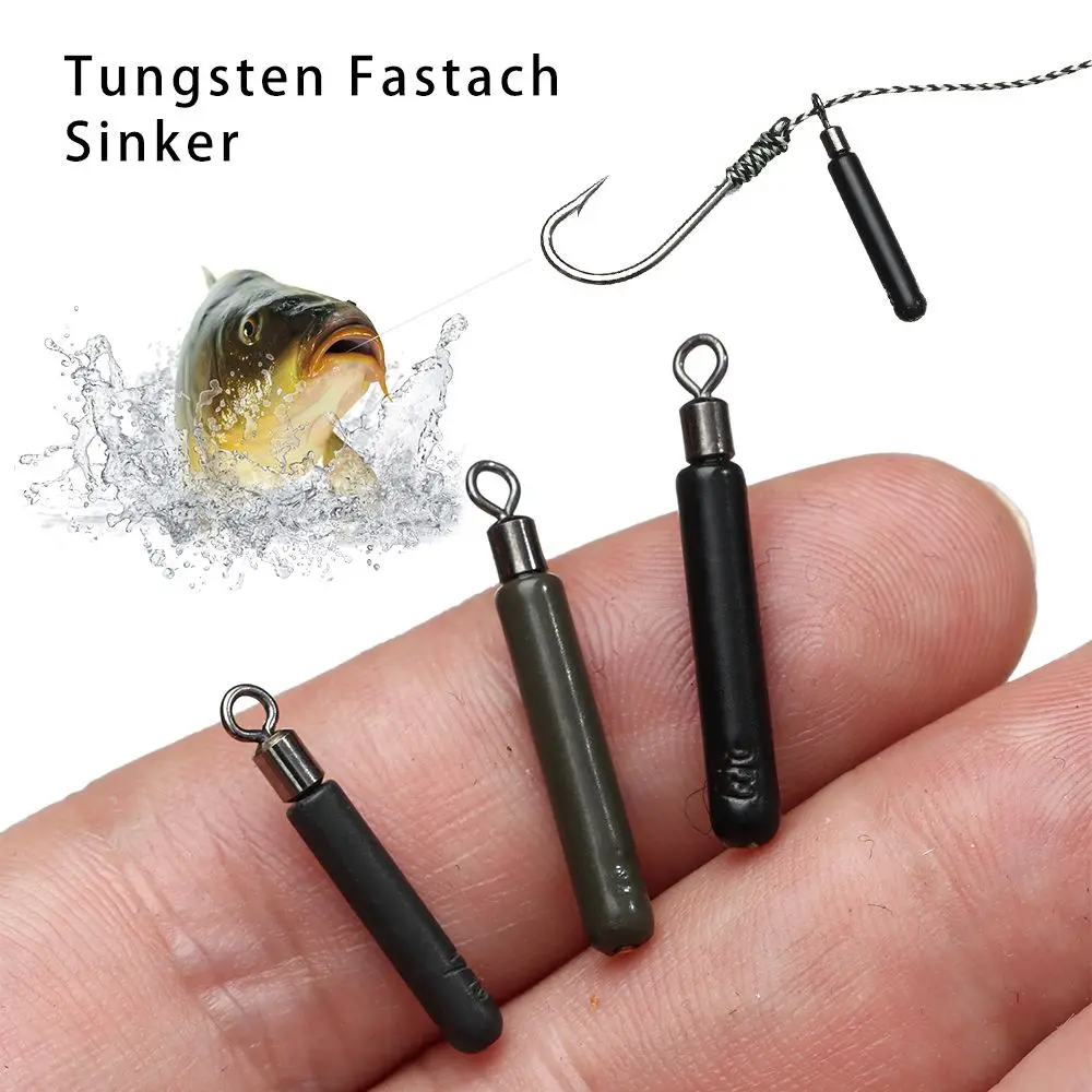Plomos de línea de tungsteno de liberación rápida, Conector de gancho de fundición, herramientas de pesca, peso adicional, 0,45g-14g, 1 unidad - imagen 2