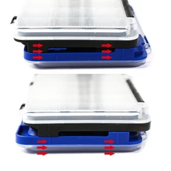 PEAK-caja de aparejos de pesca ajustable, caja de almacenamiento de aparejos portátil, organizador de anzuelos de señuelo de pesca multifuncional, cajas de pesca al aire libre