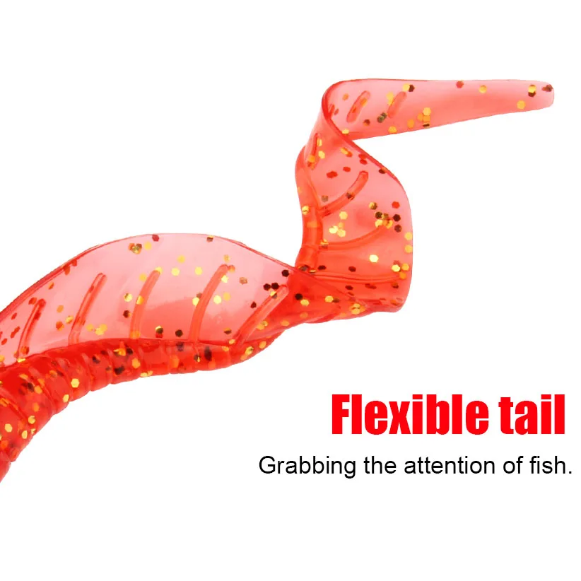 Spinpoler-señuelo suave de 16cm, gusano de gusano, 3 uds., manivela Artificial de cola larga, cebo grande Wobbler Swimbait para lubina, trucha, tipo tipo, Lucio - imagen 5