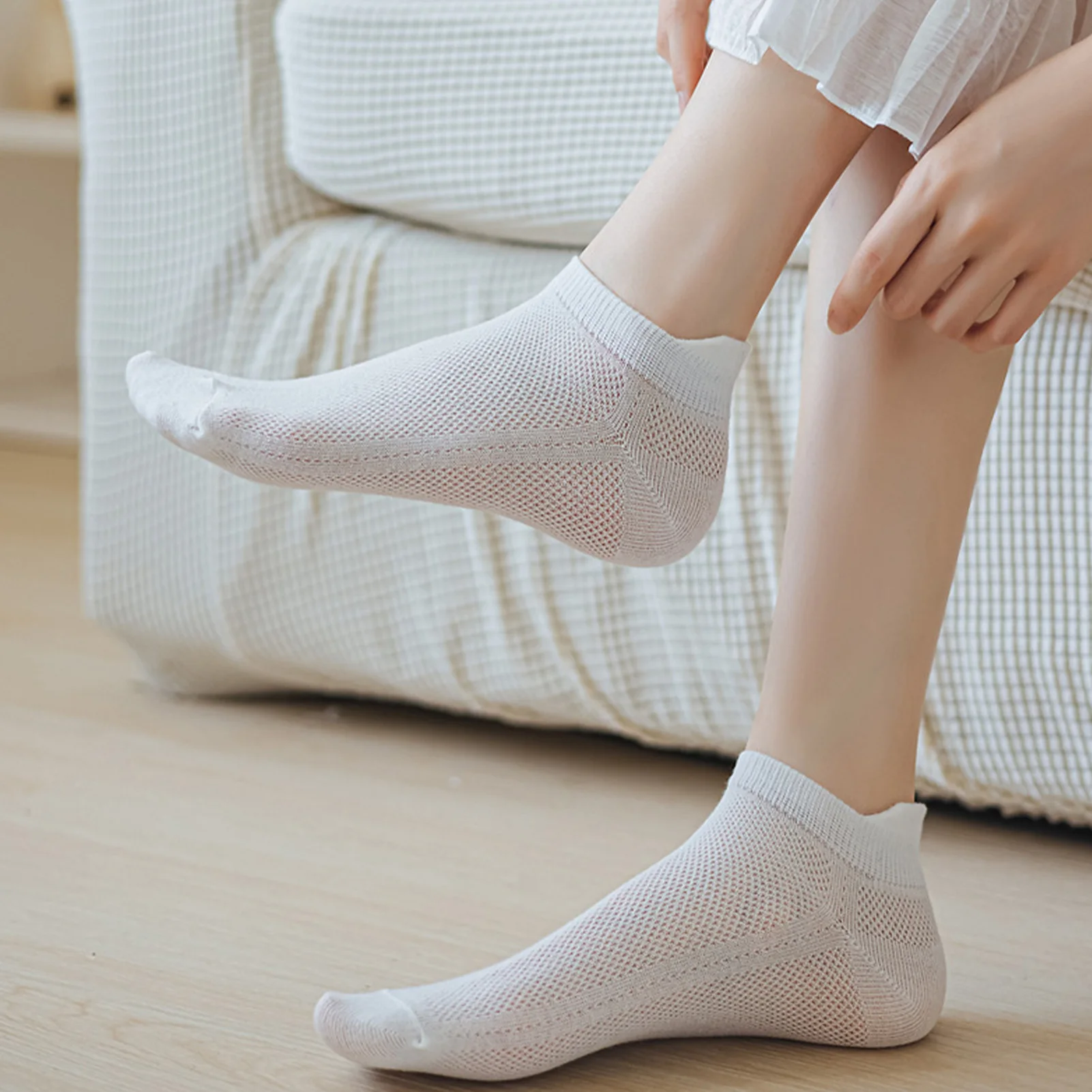 Calcetines Invisibles Mujer – Malla Transpirable Antideslizante - imagen 5