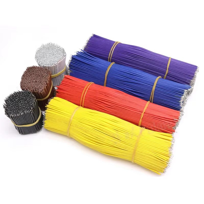 Cable de puente volador, Cable de soldadura de electrones de 24/22 AWG, línea de conector de conducto de cobre estañado aislado de PVC, 120/140/240 Uds. - imagen 4