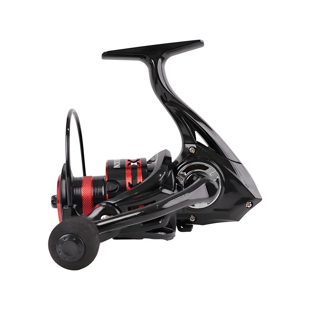 Rodamientos de bolas, carrete giratorio de arrastre máximo de 10KG, cuerpo de Metal duradero, carrete de pesca de agua dulce y salada, carrete de pesca daiwa - imagen 2
