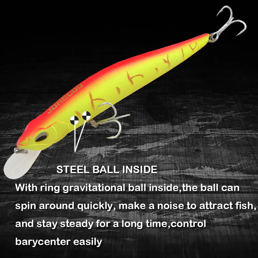 Señuelo de pesca de pececillo, cebo Artificial de 120mm, 13,9g, Wobblers, accesorios de pesca - imagen 4