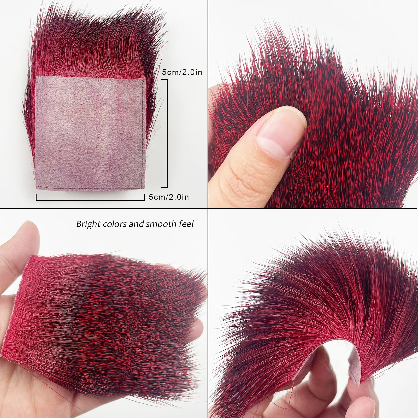 Kit para atar moscas de pesca con anzuelos, tinsel y crystal flash - imagen 3
