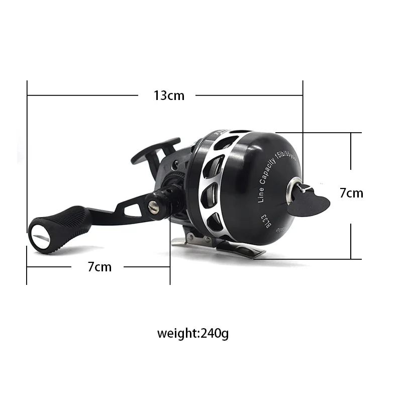 BL33 carrete de pesca de Metal de alta calidad carrete de pesca cerrado caza pesca tirachinas carrete de pesca arco carrete de pesca - imagen 2