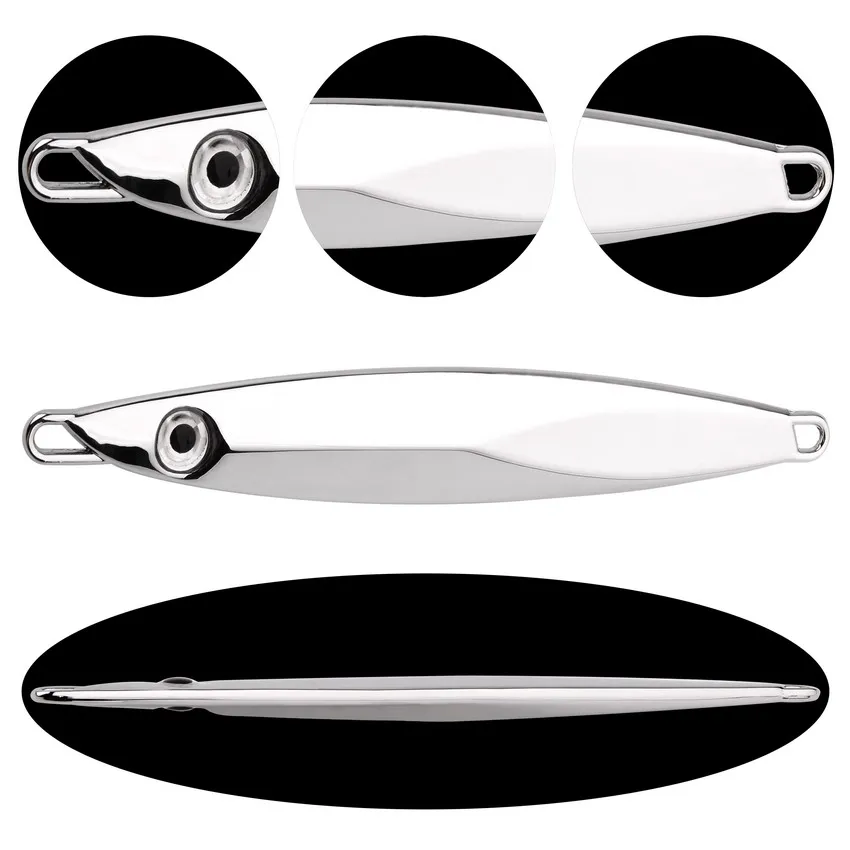 Señuelo de Pesca con plantilla de Metal, 120g, 100g, 80g, 60g, 40g, anzuelo de Swimbait fundido, Wobbler, Lucio, cuchara, carpa, Spinner, aparejos de mar, cebo Artificial - imagen 2