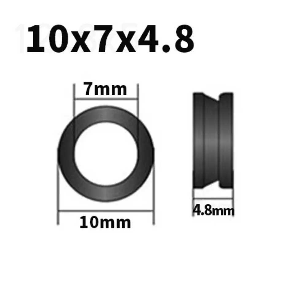 Plantilla de rodillo de línea de pesca de cerámica, rodillo de guía de hilo para carrete de pesca giratorio, accesorios lisos - imagen 4