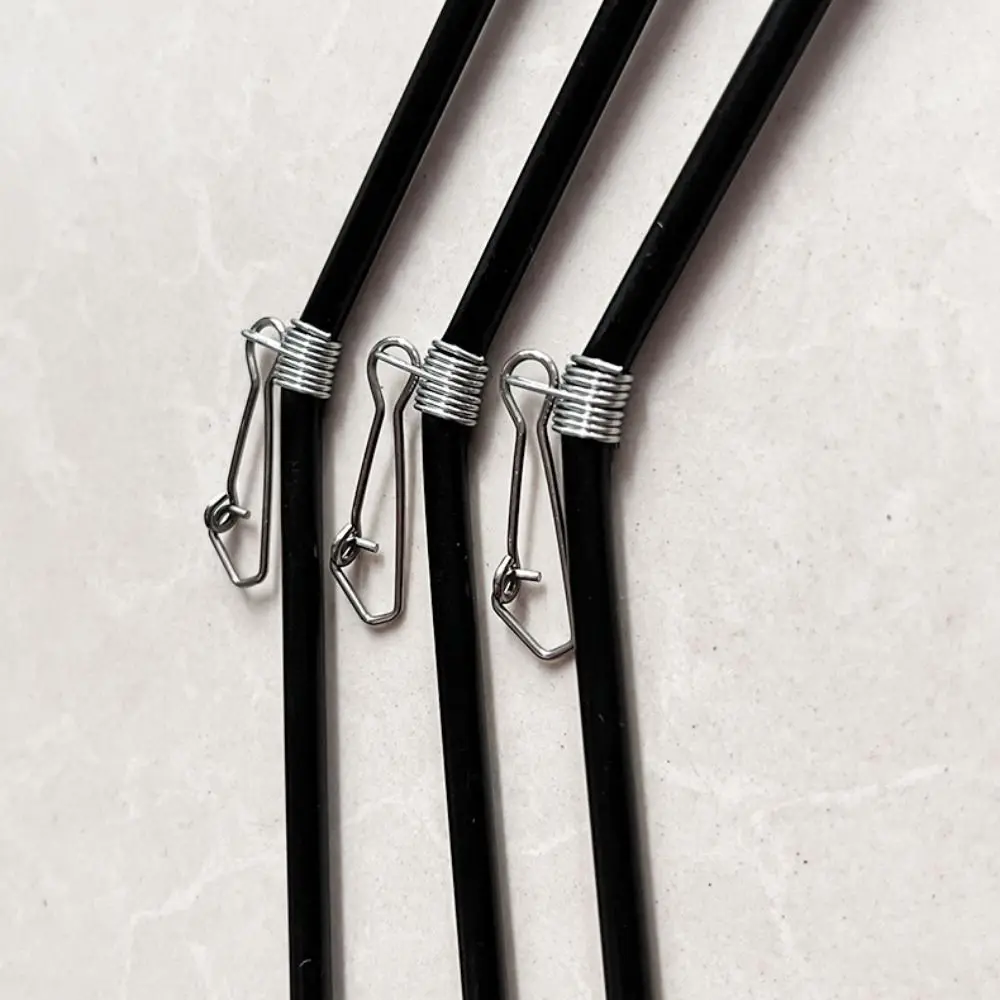 Soporte de equilibrio de tubería de plástico para pesca, alimentador antienredos, espaciador con broches, Conector de equilibrio, herramientas de alimentador, 5 piezas - imagen 5