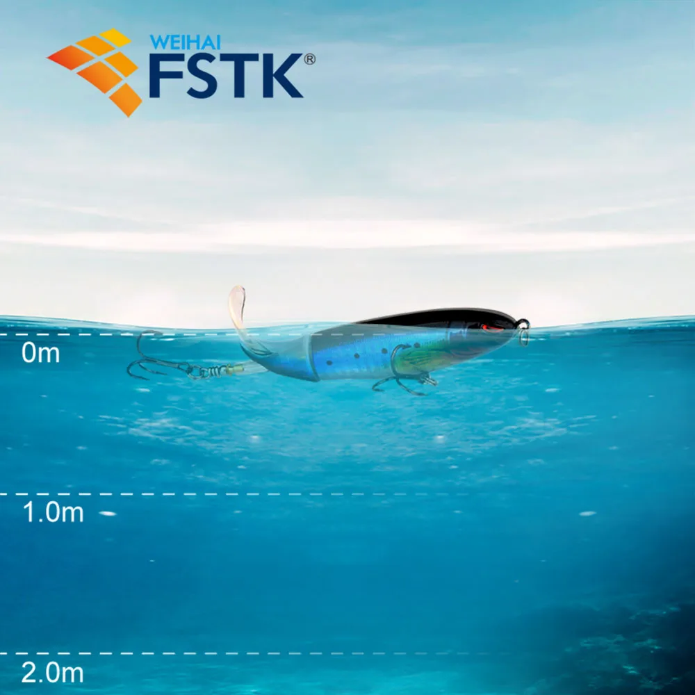 Fstk Tractor superficie - Señuelo duro vibración rápida para pesca - imagen 4