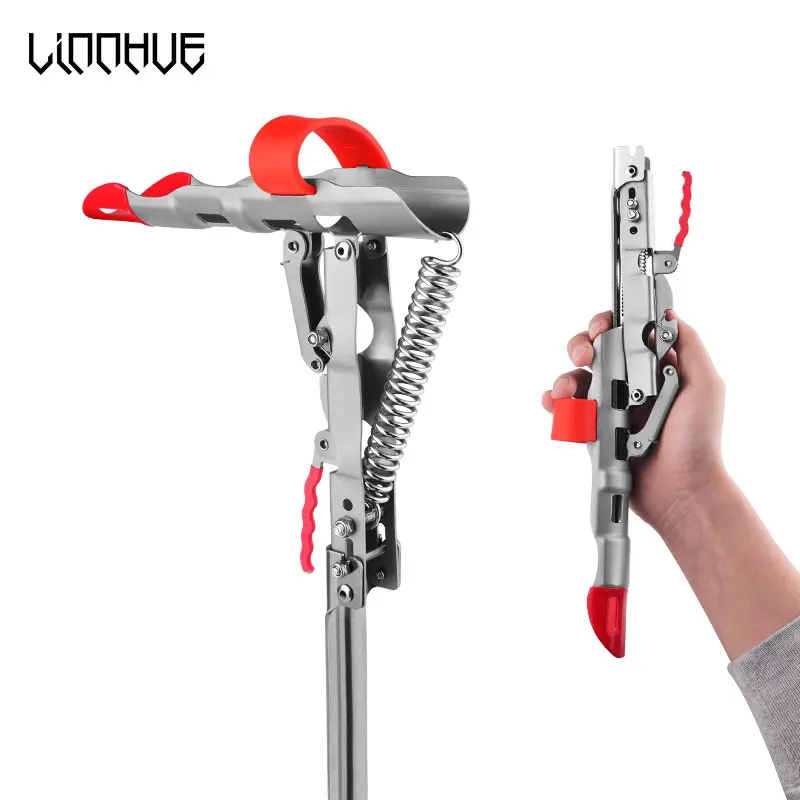 Soporte para caña de pescar, resorte automático, acero inoxidable, sensibilidad ajustable, accesorio de pesca plegable, soporte para caña de pescar - imagen 4