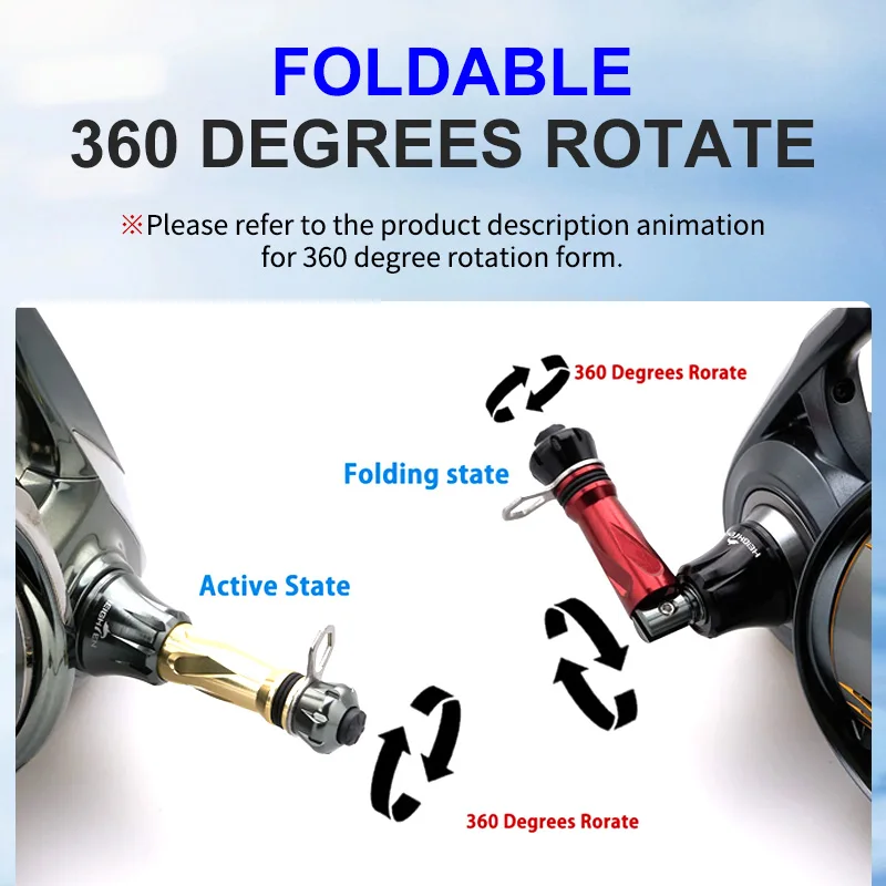 Actualización del brazo de equilibrio del carrete giratorio HEIGHTEN: poste de equilibrio de aluminio CNC para accesorios de modificación del carrete - imagen 5