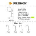 4.8g4pcs Lemon Green