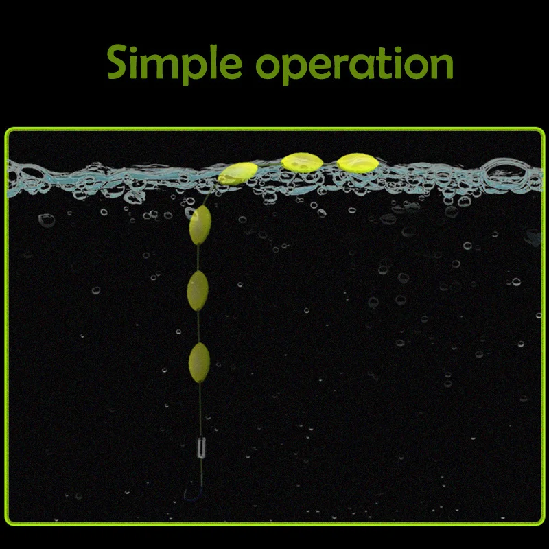 5 10 20 Juego de flotador de espuma para pesca, indicadores de huelga, Bobbers ovalados EVA, aparejo flotante de lágrima, aparejo Pompano, aparejos inferiores, pesca en barco - imagen 5